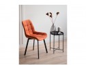 Стул на металлокаркасе Челси 360 П терракотовый (zd 432) / черный в Каменске-Уральском