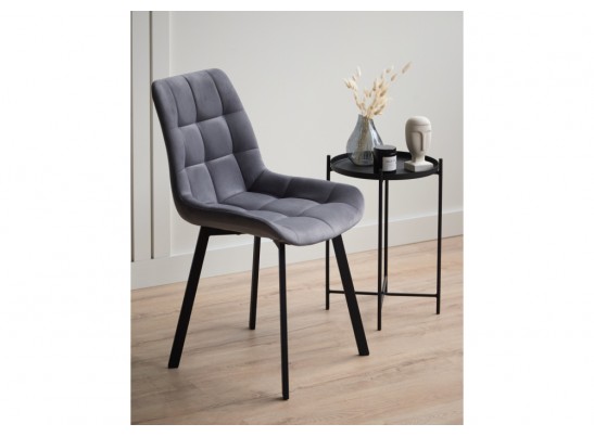 Стул на металлокаркасе Челси П темно-серый (zd 995) / черный в Каменске-Уральском