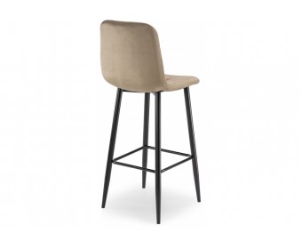 Барный стул Chio dark beige / black