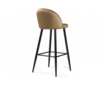 Барный стул Dodo 1 beige with edging / black