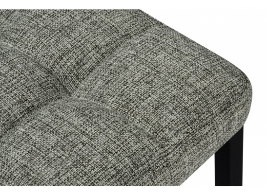 Барный стул Лофт рогожка графит / черный матовый