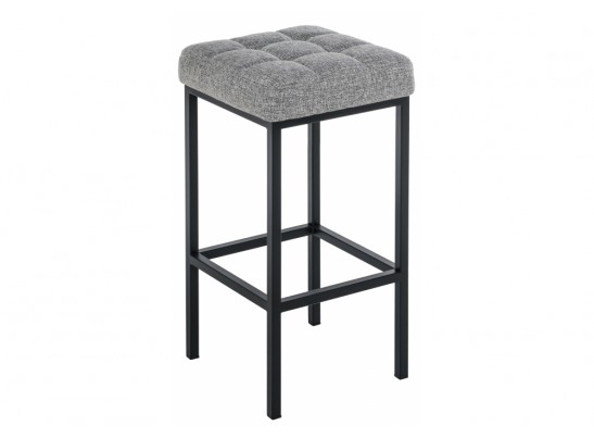 Барный стул Лофт рогожка графит / черный матовый в Каменске-Уральском