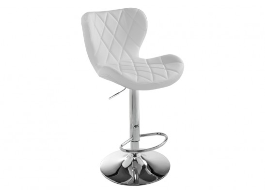 Барный стул Porch white / chrome в Каменске-Уральском