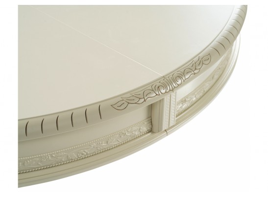 Деревянный стол Альфред круглый крем в Каменске-Уральском