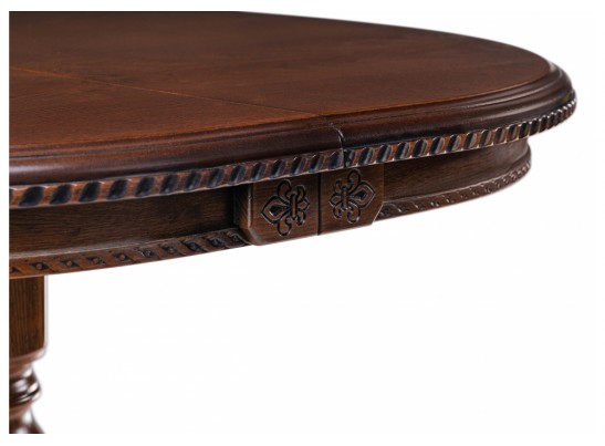 Деревянный стол Аллофан круглый миланский орех в Каменске-Уральском