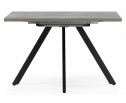 Деревянный стол Keon T32 116(155,5)х77 раздвижной цемент / черный в Каменске-Уральском