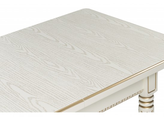 Деревянный стол Леджер слоновая кость / золото в Каменске-Уральском