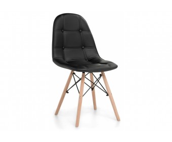 Деревянный стул Kvadro black