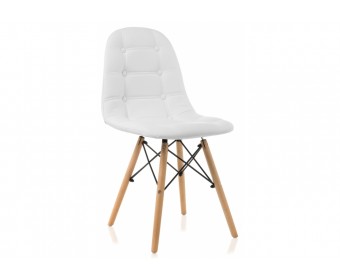 Деревянный стул Kvadro white