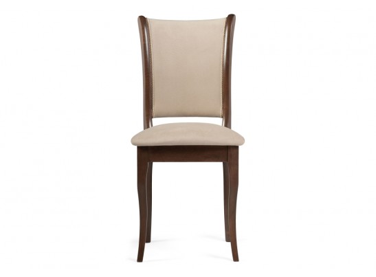 Деревянный стул Санати сливочный раф / темный орех в Каменске-Уральском