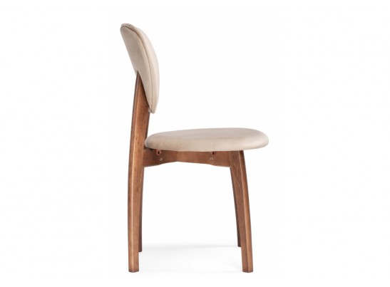 Деревянный стул Вакимо ткань tenerife beige / миланский орех в Каменске-Уральском