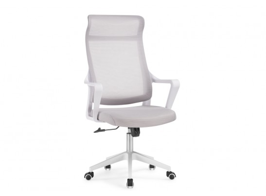 Компьютерное кресло Rino light gray / white в Каменске-Уральском