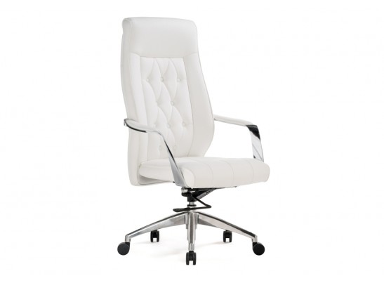 Компьютерное кресло Sarabi white / satin chrome в Каменске-Уральском