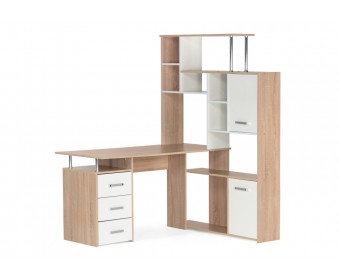 Компьютерный стол КС15 правый дуб сонома