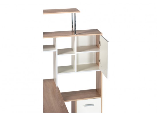 Компьютерный стол КС15 правый дуб сонома в Каменске-Уральском