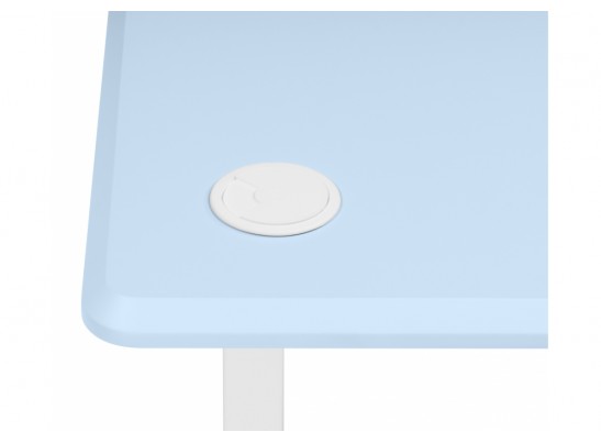 Компьютерный стол Маркос 120х75 голубой / белый в Каменске-Уральском