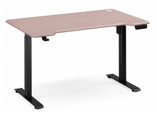 Компьютерный стол Маркос 120х75 розовый / черный