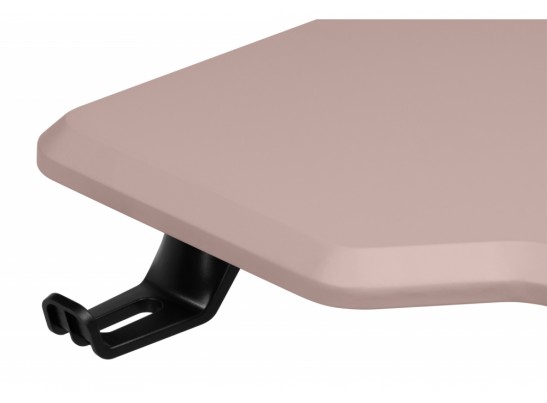 Компьютерный стол Маркос 120х75 розовый / черный