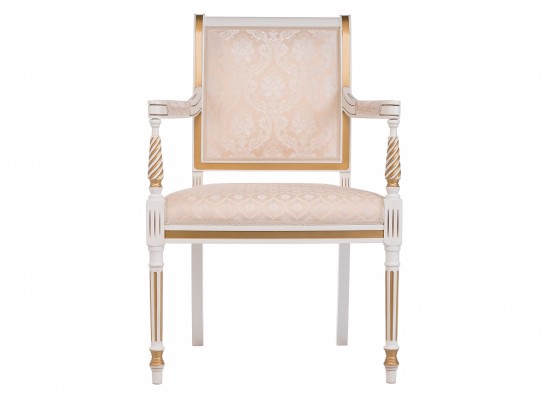 Кресло Рембрандт молочный с золотой патиной в Каменске-Уральском