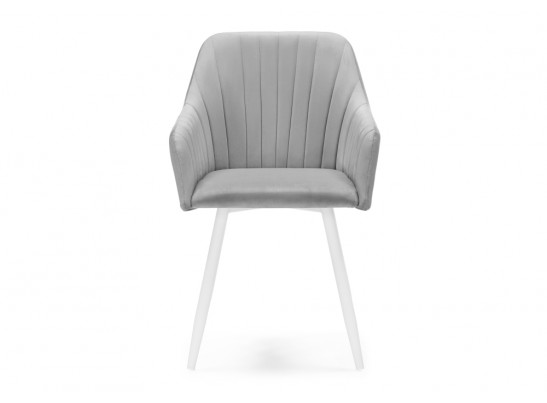 Кресло Слэм крутящееся светло-серое / белое в Каменске-Уральском