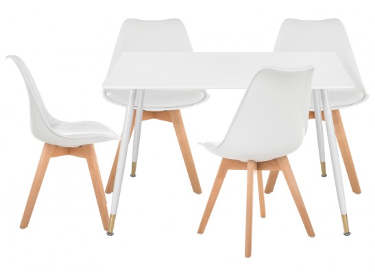 Обеденная группа Акура white / wood в Каменске-Уральском