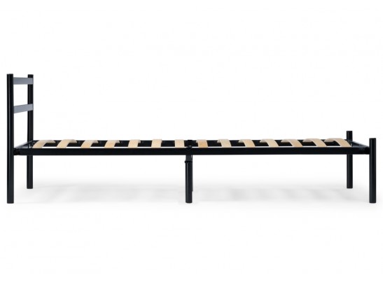 Односпальная кровать Фади 80х200 черная в Каменске-Уральском