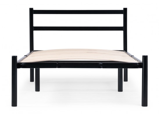 Односпальная кровать Фади 80х200 черная в Каменске-Уральском