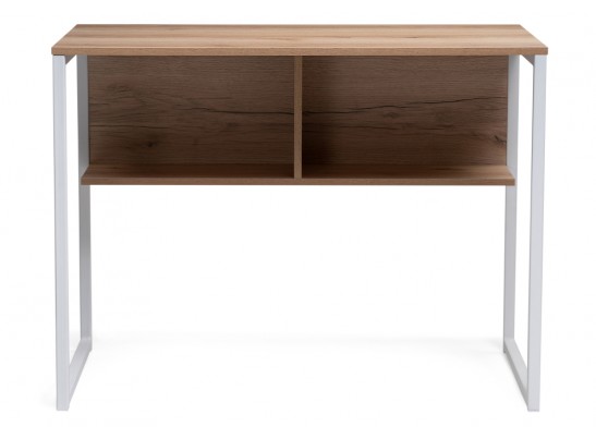 Письменный стол Клер Лофт 100х57х75 дуб делано светлый / матовый белый в Каменске-Уральском