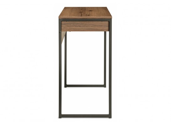 Письменный стол Лео Лофт черный матовый / дуб делано темный в Каменске-Уральском