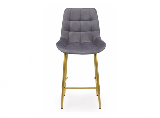 Полубарный стул Челси темно-серый (zd 995) / золотой в Каменске-Уральском