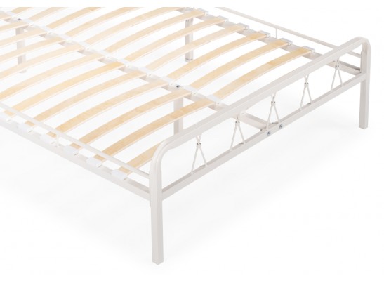 Полутораспальная кровать Иоханна 18 140х200 белая в Каменске-Уральском