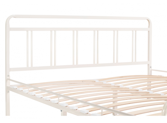 Полутораспальная кровать Рейк 120х200 белая в Каменске-Уральском