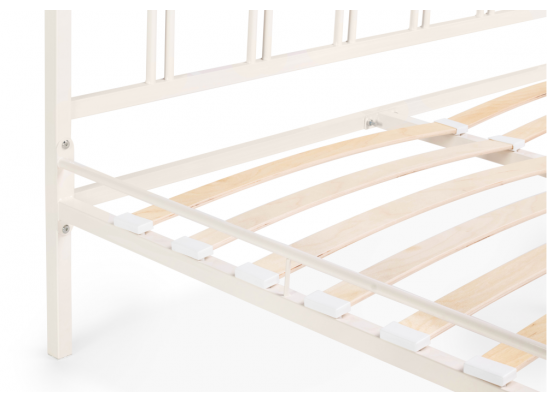 Полутораспальная кровать Рейк 120х200 белая в Каменске-Уральском