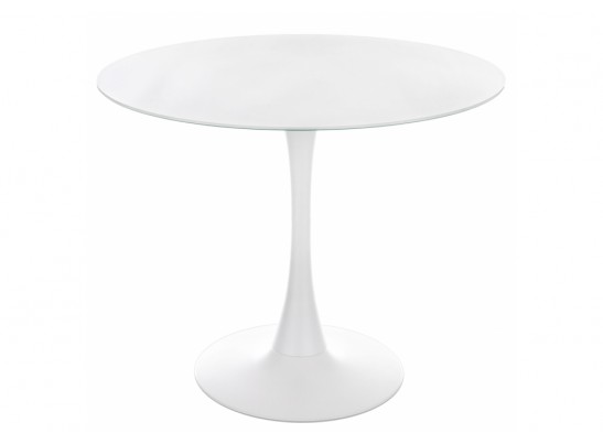 Стеклянный стол Tulip 90x74 super white glass в Каменске-Уральском