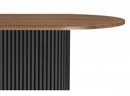 Стол Барон 160 х 90 орех кантри / черный в Каменске-Уральском