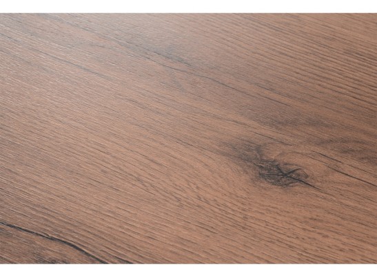 Стол Денвер Лофт 120х60х75 25 мм дуб делано темный / черный матовый в Каменске-Уральском