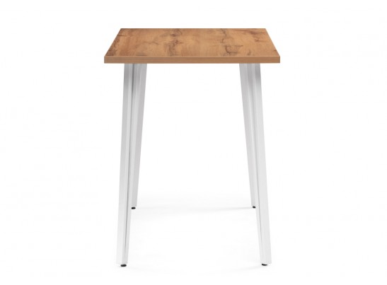 Стол Денвер Лофт 120х60х75 25 мм дуб вотан / белый матовый в Каменске-Уральском