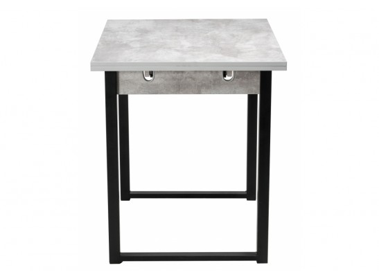 Стол Форли бетон / черный матовый в Каменске-Уральском