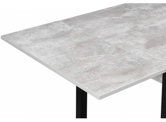 Стол Форли бетон / черный матовый в Каменске-Уральском