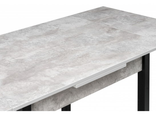 Стол Форли бетон / черный матовый в Каменске-Уральском