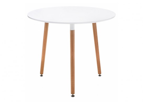 Стол Lorini 90х73 white / wood в Каменске-Уральском