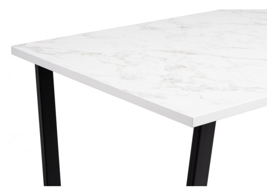 Стол Лота Лофт 120 25 мм сабия / матовый черный в Каменске-Уральском