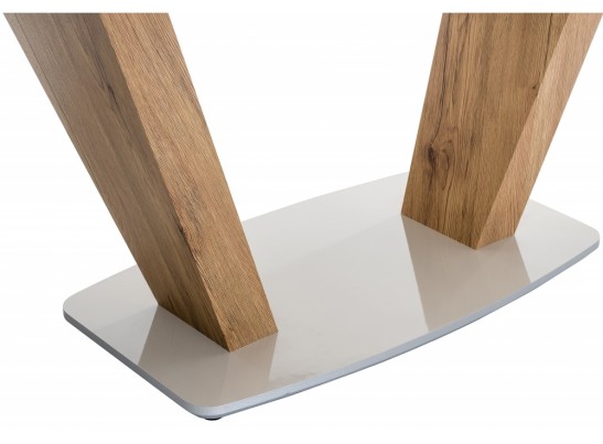 Стол на тумбе Петир дуб монтана / белый в Каменске-Уральском