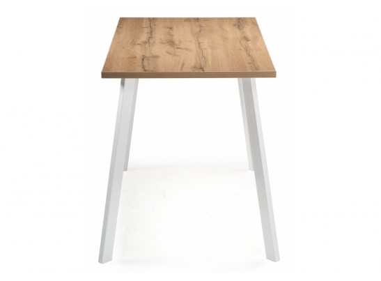 Стол Тринити Лофт 120 белый матовый / дуб крафт золотой в Каменске-Уральском