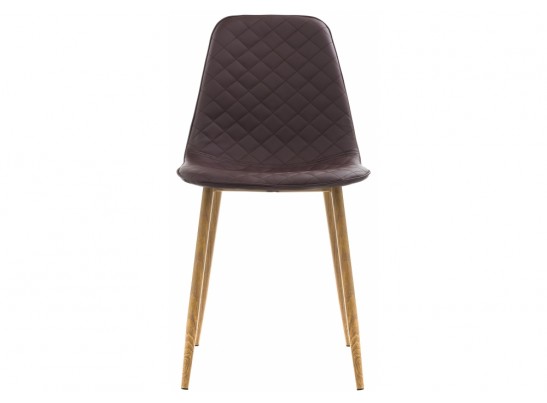 Стул на металлокаркасе Capri коричневый в Каменске-Уральском