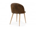 Стул на металлокаркасе Aldo dark brown / wood в Каменске-Уральском