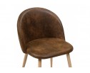 Стул на металлокаркасе Aldo dark brown / wood в Каменске-Уральском