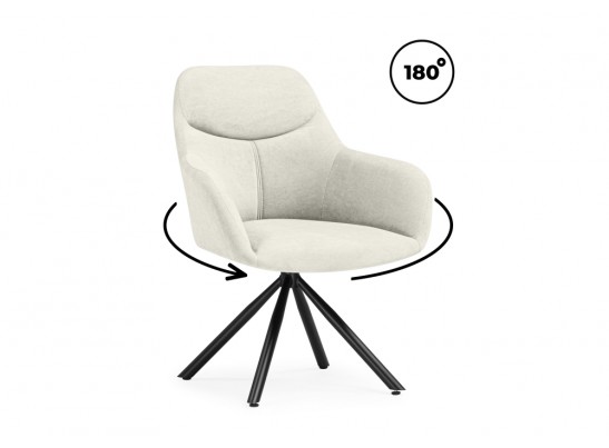 Стул на металлокаркасе Бартон 2 ткань мадера 2 / черный матовый в Каменске-Уральском