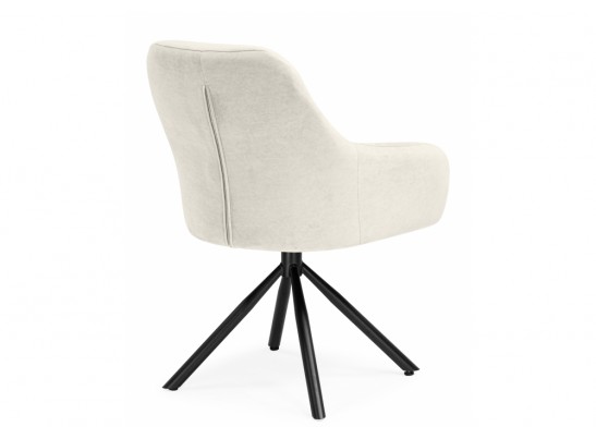 Стул на металлокаркасе Бартон 2 ткань мадера 2 / черный матовый в Каменске-Уральском