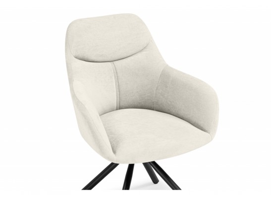 Стул на металлокаркасе Бартон 2 ткань мадера 2 / черный матовый в Каменске-Уральском